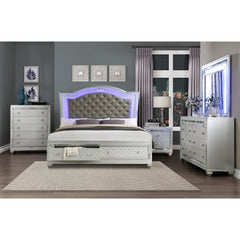 Leesa Silver Dresser - Ornate Home