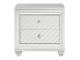 Leesa Silver Nightstand - Ornate Home