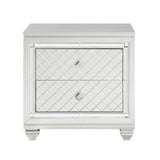 Leesa Silver Nightstand - Ornate Home