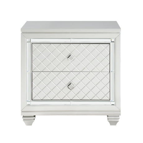 Leesa Silver Nightstand - Ornate Home