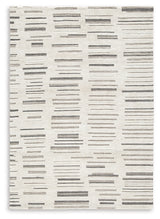 Leesdale Ivory/Brown/Black 5' x 7' Rug - Ornate Home