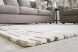 Leesdale Ivory/Brown/Black 8 x 10 Rug (Online Special Price) - Ornate Home