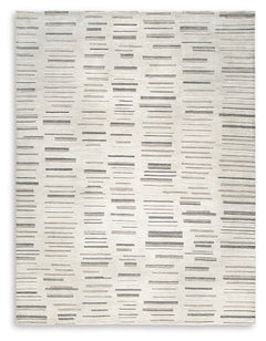 Leesdale Ivory/Brown/Black 8' x 10' Rug - Ornate Home