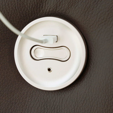 Leesworth Dark Brown Power Reclining Living Room Set / 2pc - Ornate Home