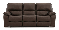 Leesworth Dark Brown Power Reclining Living Room Set / 3pc - Ornate Home