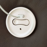 Leesworth Dark Brown Power Reclining Living Room Set / 3pc - Ornate Home