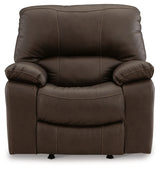 Leesworth Dark Brown Power Reclining Sofa, Loveseat and Recliner (Online Special Price) - Ornate Home