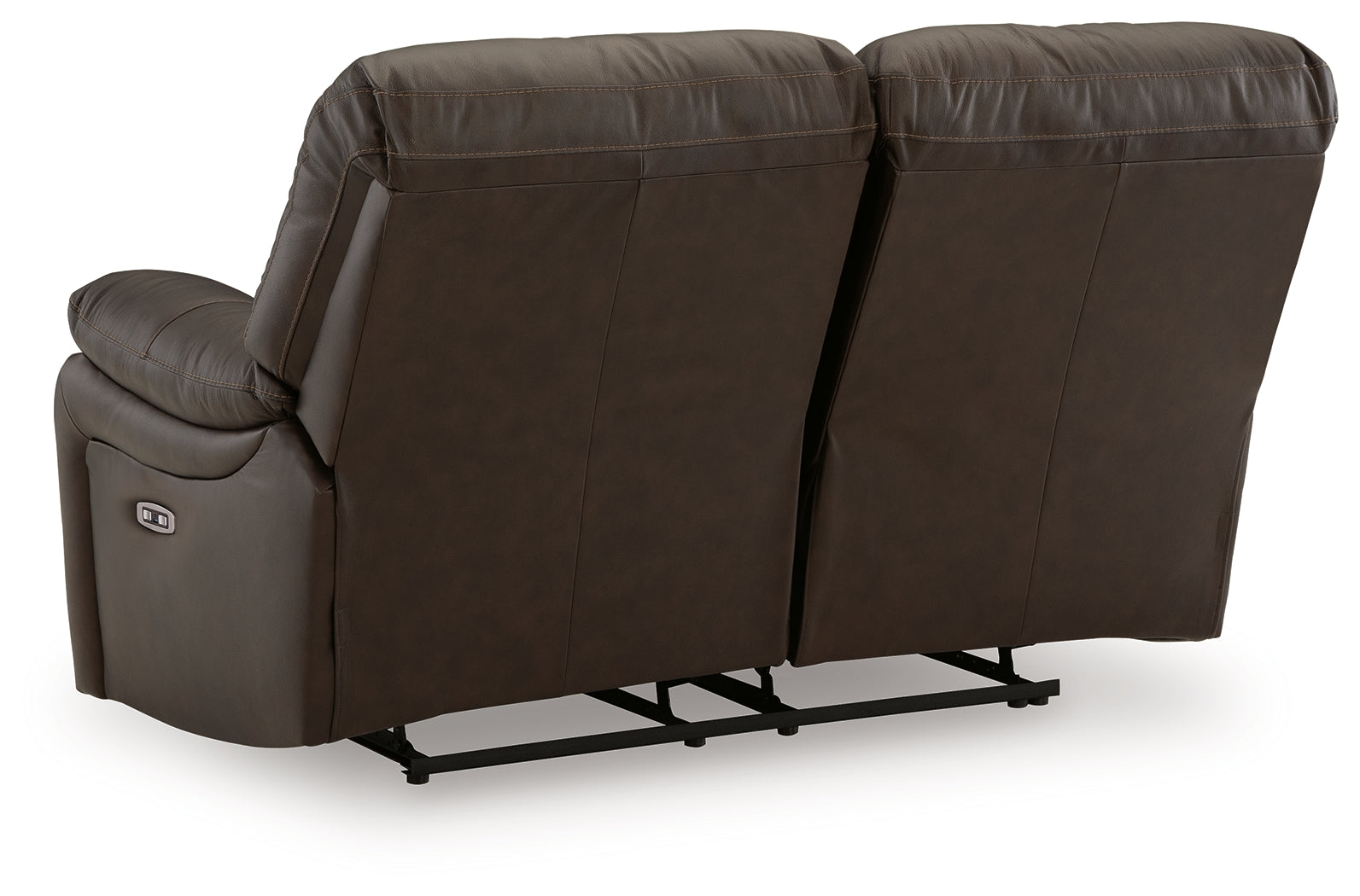 Leesworth Dark Brown Power Reclining Sofa, Loveseat and Recliner - Ornate Home