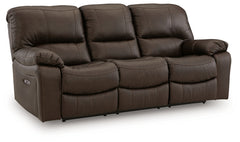 Leesworth Dark Brown Power Reclining Sofa, Loveseat and Recliner - Ornate Home