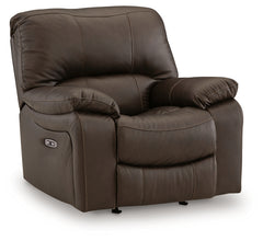 Leesworth Dark Brown Power Reclining Sofa, Loveseat and Recliner - Ornate Home