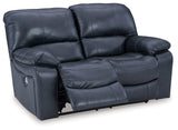 Leesworth Ocean Power Reclining Loveseat (Online Special Price) - Ornate Home