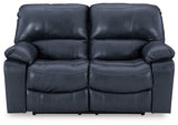 Leesworth Ocean Power Reclining Loveseat (Online Special Price) - Ornate Home