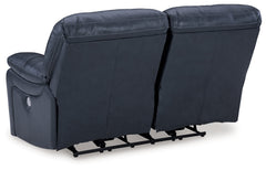 Leesworth Ocean Power Reclining Loveseat - Ornate Home