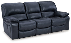 Leesworth Ocean Power Reclining Sofa - Ornate Home