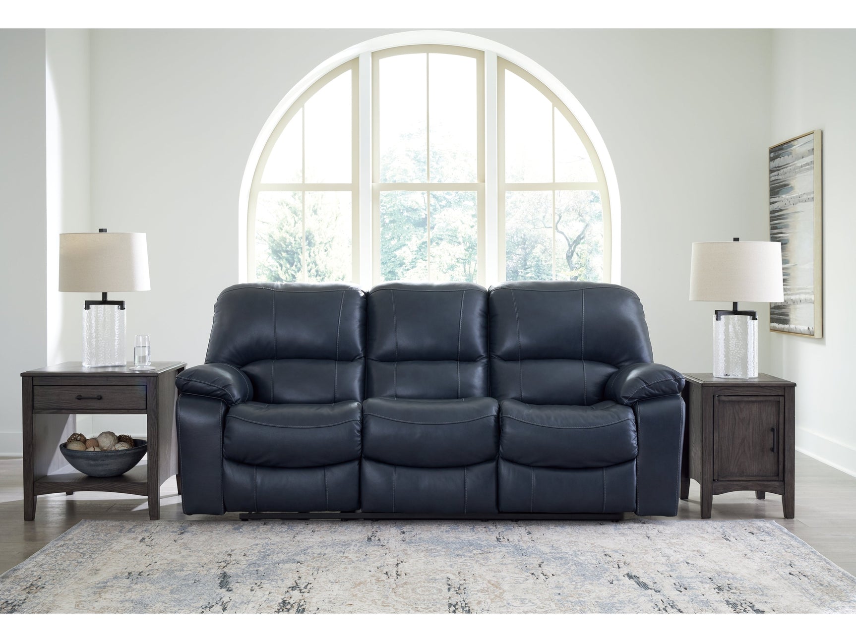 Leesworth Ocean Power Reclining Sofa - Ornate Home