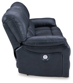 Leesworth Ocean Power Reclining Sofa - Ornate Home