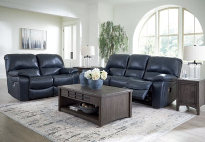Leesworth Ocean Power Reclining Sofa and Loveseat (Online Special Price) - Ornate Home