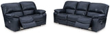Leesworth Ocean Power Reclining Sofa and Loveseat (Online Special Price) - Ornate Home