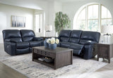 Leesworth Ocean Power Reclining Sofa and Loveseat - Ornate Home