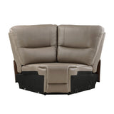 Legrande Gray Corner Seat - Ornate Home