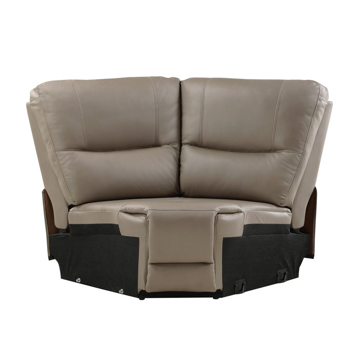 Legrande Gray Corner Seat - Ornate Home