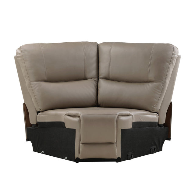 Legrande Gray Corner Seat - Ornate Home