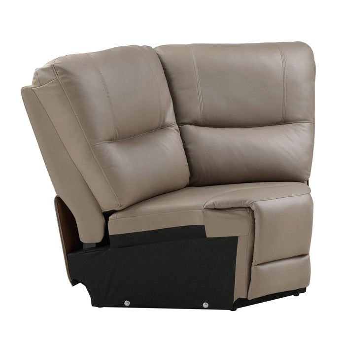 Legrande Gray Corner Seat - Ornate Home