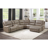 Legrande Gray Corner Seat - Ornate Home