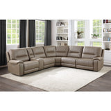 Legrande Gray Corner Seat - Ornate Home