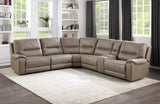Legrande Gray Corner Seat - Ornate Home