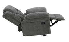 Lehi Gray Fabric Gliding Reclining Chair - Ornate Home