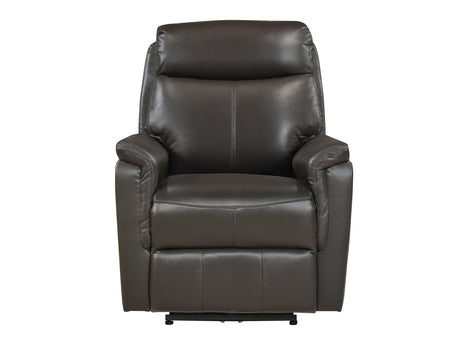 Leif Dark Drown Power Reclining Chair - Ornate Home