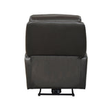 Leif Dark Drown Power Reclining Chair - Ornate Home