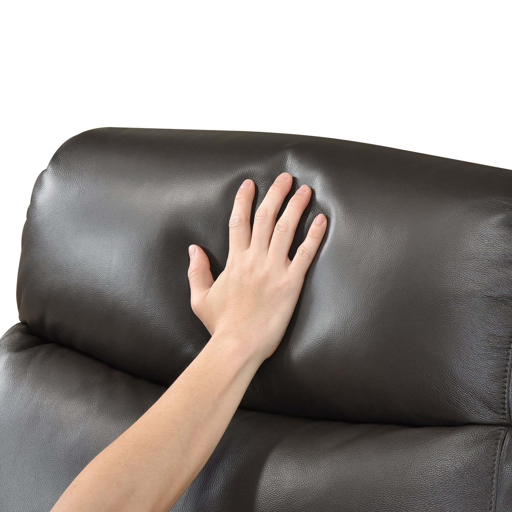 Leif Dark Drown Power Reclining Chair - Ornate Home