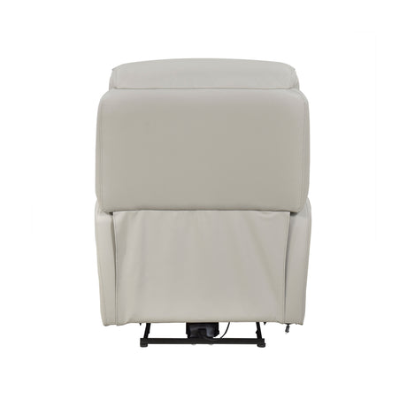 Leif Light Gray Power Reclining Chair - Ornate Home