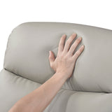 Leif Light Gray Power Reclining Chair - Ornate Home