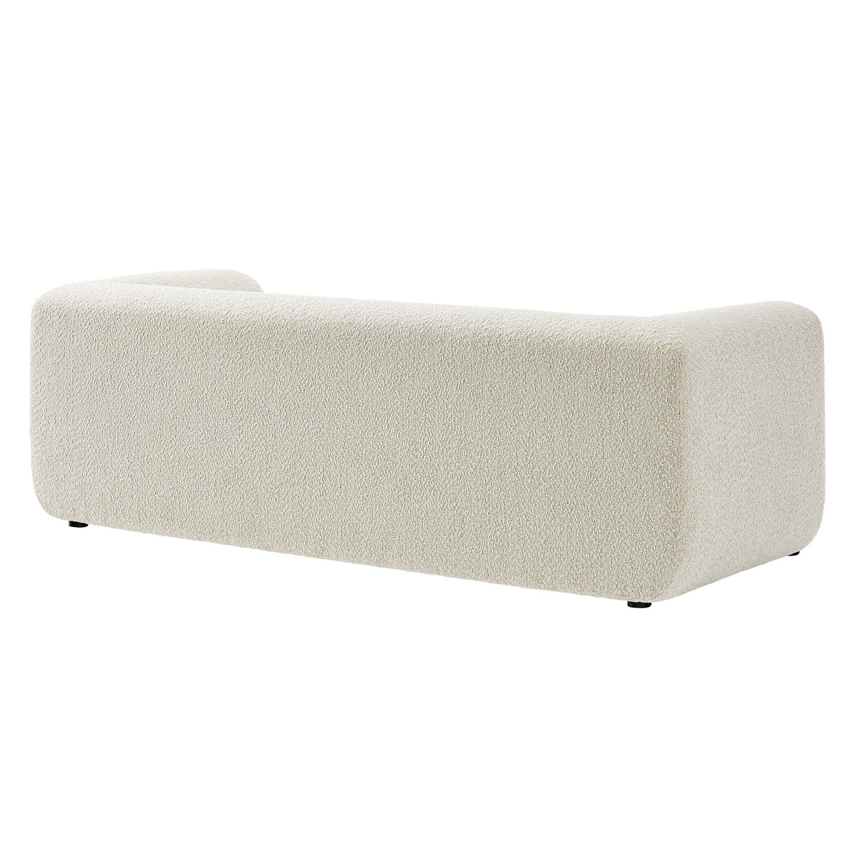 Leif Pearl 89" Boucle Upholstered Sofa - Ornate Home