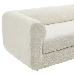 Leif Pearl 89" Boucle Upholstered Sofa - Ornate Home