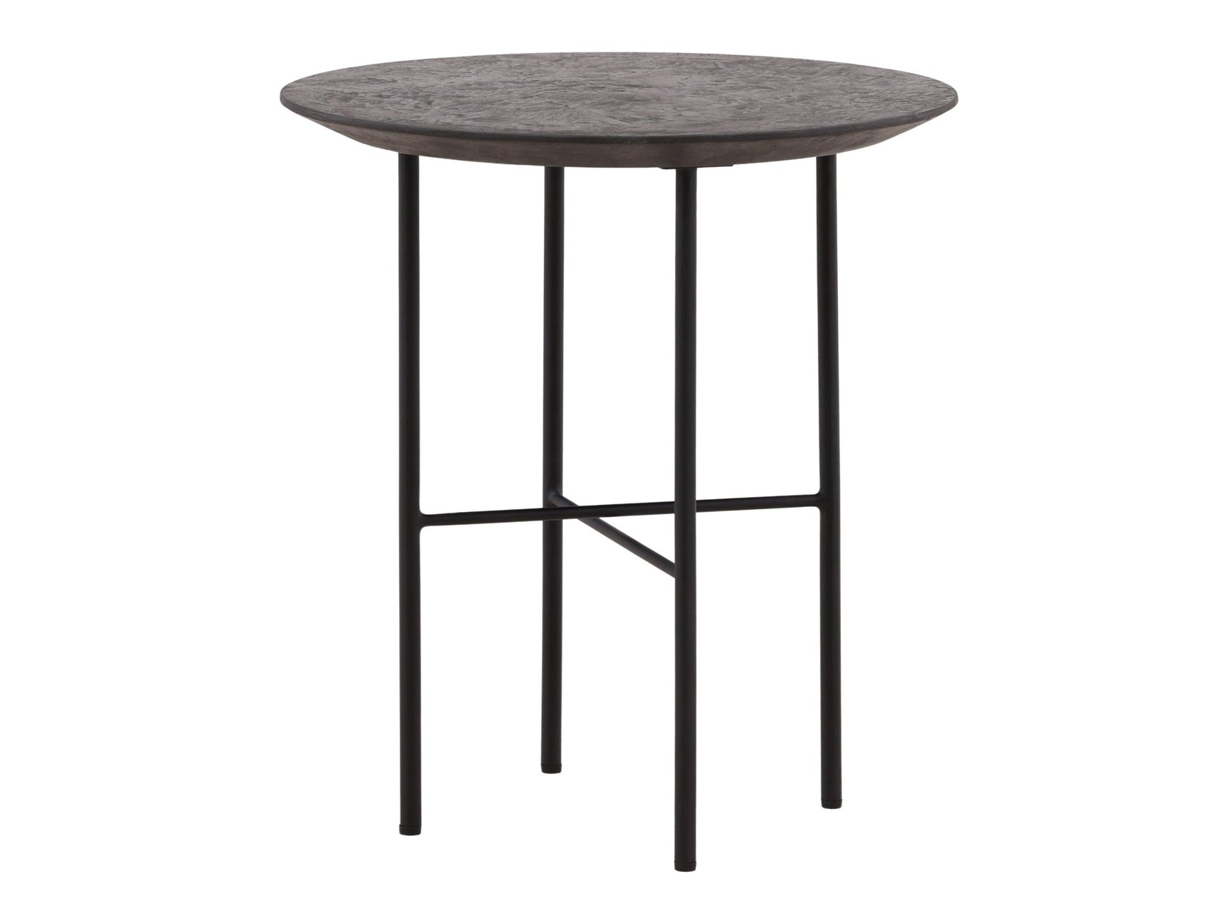 Leigh Black Side Table - Ornate Home