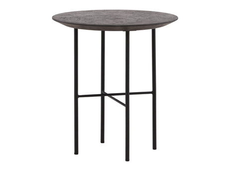 Leigh Black Side Table - Ornate Home