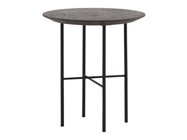 Leigh Black Side Table - Ornate Home