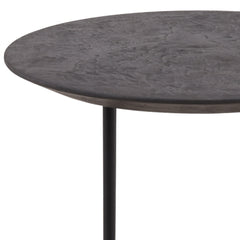 Leigh Black Side Table - Ornate Home