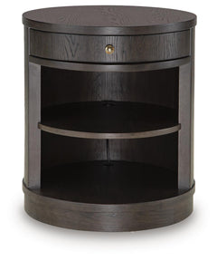 Leighmour Dark Brown Accent Table - Ornate Home