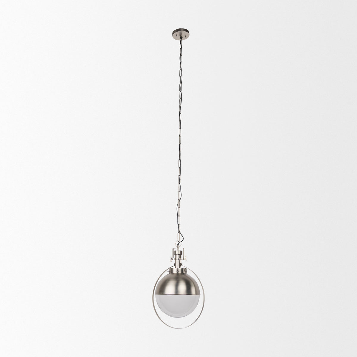 Leighton Antique Nickel Pendant Light