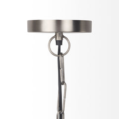 Leighton Antique Nickel Pendant Light - Ornate Home