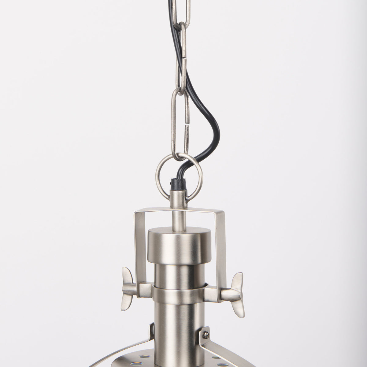 Leighton Antique Nickel Pendant Light