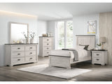 Leighton Cream/Brown Panel Youth Bedroom Set - Ornate Home