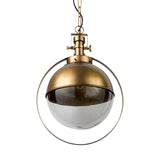 Leighton Gold Metal Spherical Pendant Light - Ornate Home