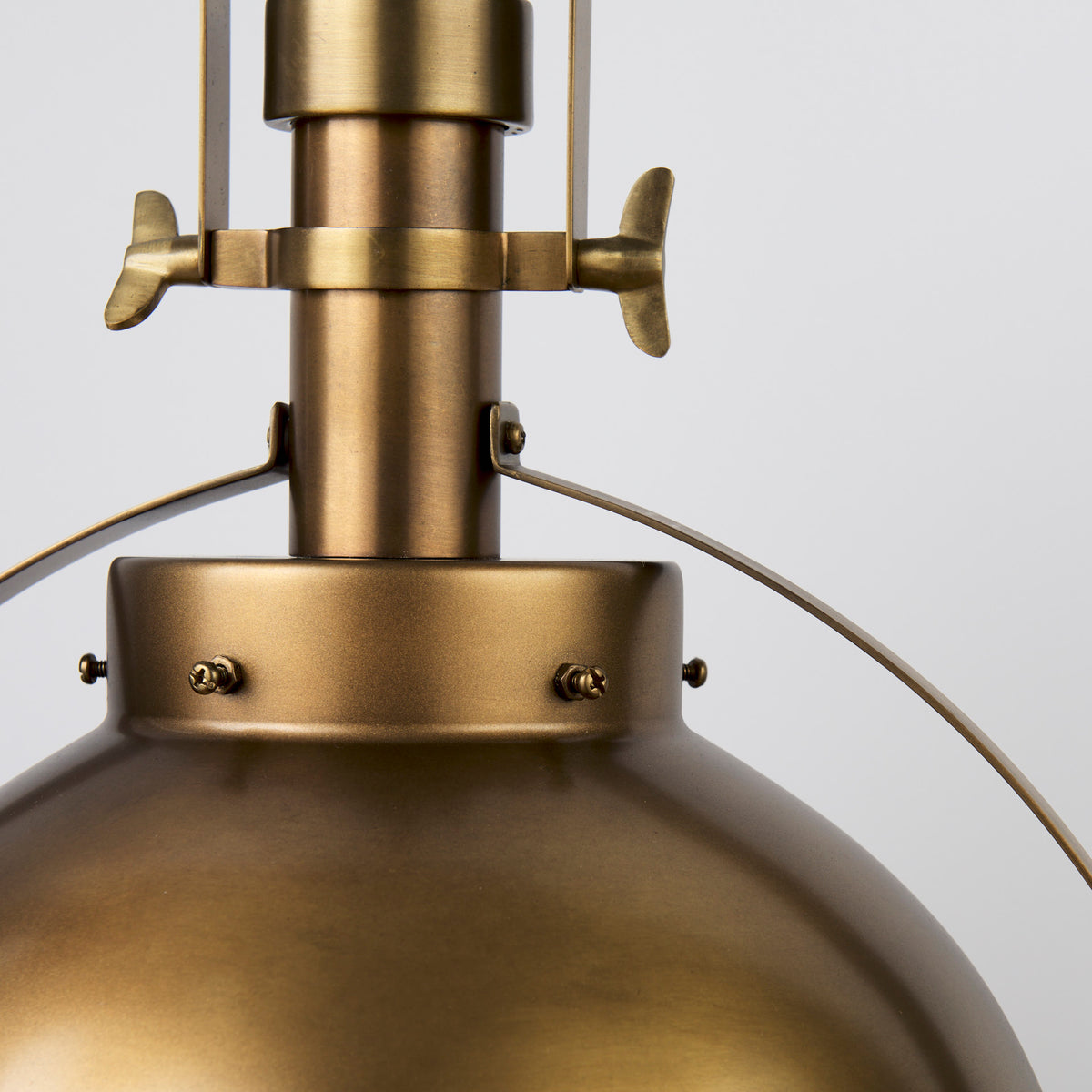Leighton Gold Metal Spherical Pendant Light - Ornate Home