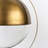 Leighton Gold Metal Spherical Pendant Light - Ornate Home